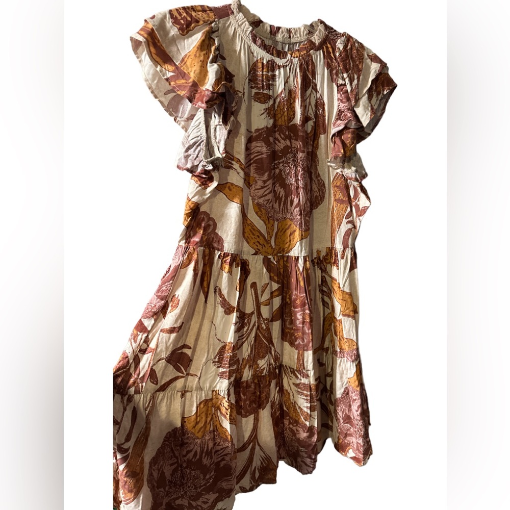 ADORABLE midi topmark floral dress sz M EUC